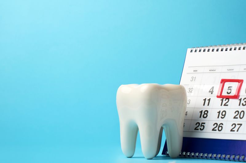 Dental appointment marked on calendar.
